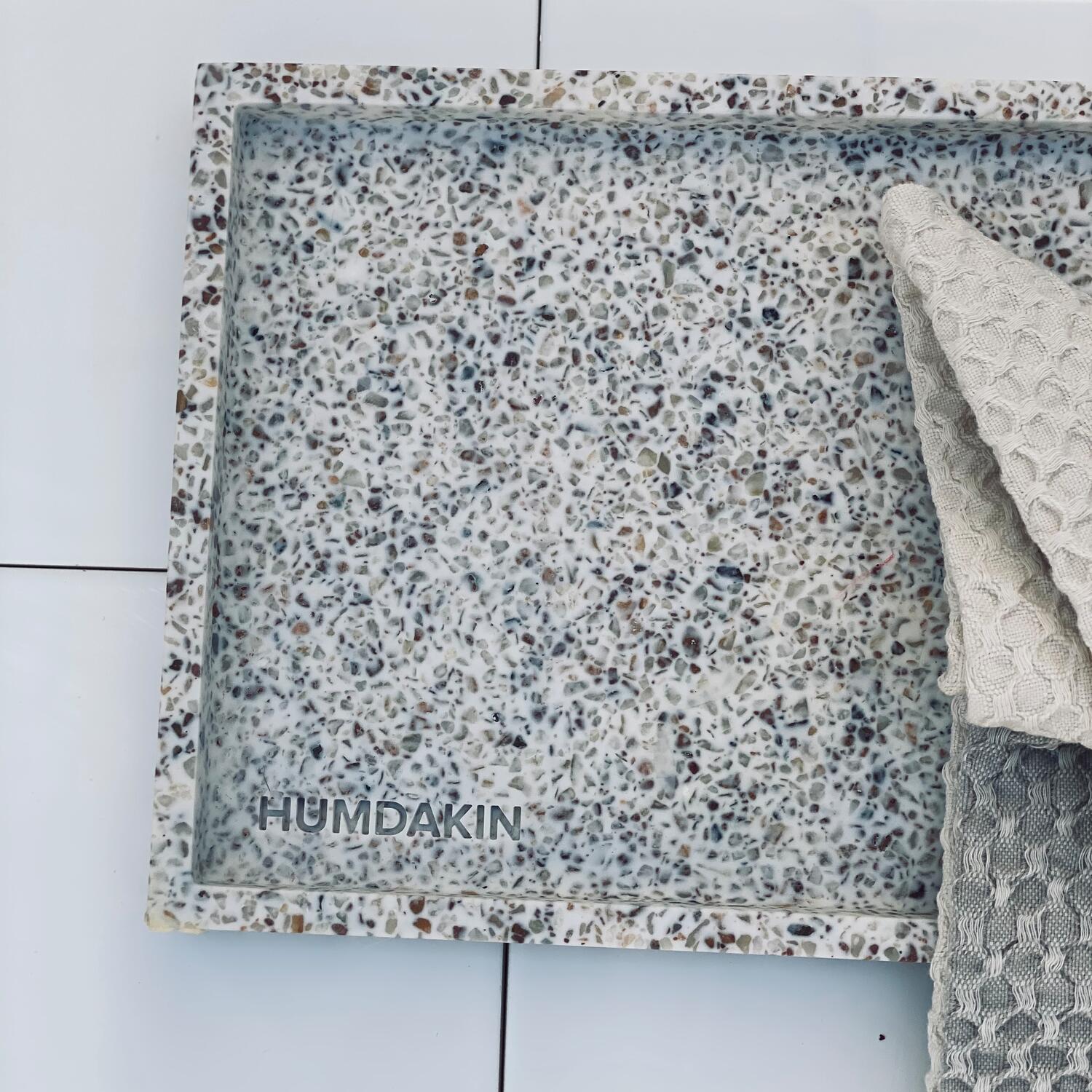 Terrazzo firkantet bakke - natural